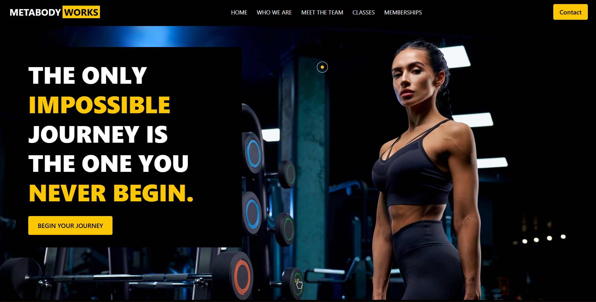 MetaBody Gym Website